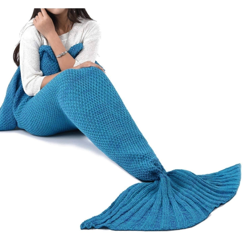 Mermaid Tail Blanket for Tweens Teens Adults